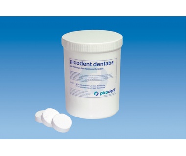 picodent® dentabs - optimali medžiaga skaidanti gipso nuosėdas
